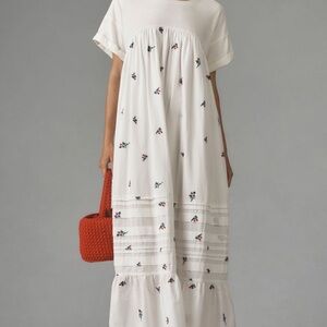 Pilcro White Dolman Sleeve Sundress